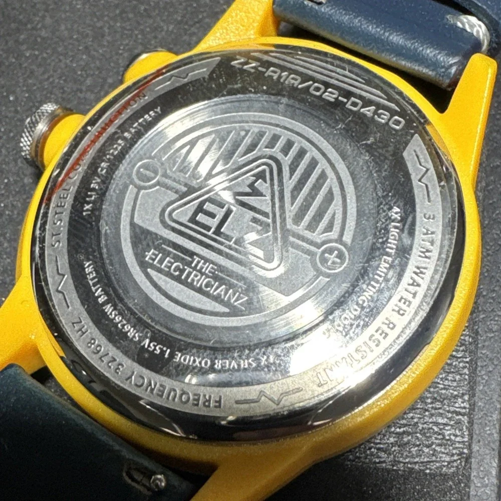 The Electricianz Cable Z White Band Discontinued Watch # ZZ-A1A/02-F100